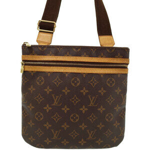 Louis Vuitton Monogram Leather Brown Pochette Bosphore Shoulder Bag